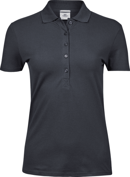 Zoom bild av Women's Luxury Stretch Polo Dark Grey