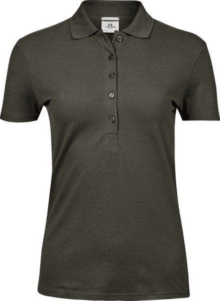 Zoom bild av Women's Luxury Stretch Polo Deep Green