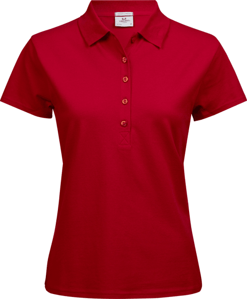 Zoom bild av Women's Luxury Stretch Polo Red
