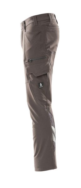 Zoom bild av Byxor med lårfickor, mörk antracite