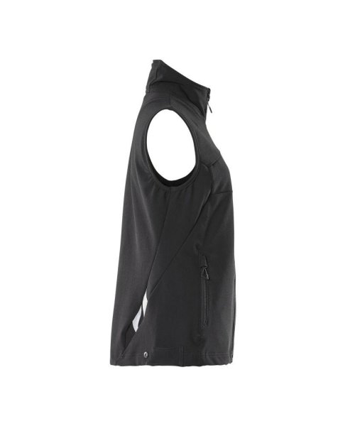 Zoom bild av Dam stretch väst, svart