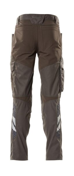 Zoom bild av Byxor med knäfickor, mörk antracite