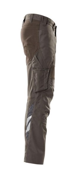 Zoom bild av Byxor med knäfickor, mörk antracite