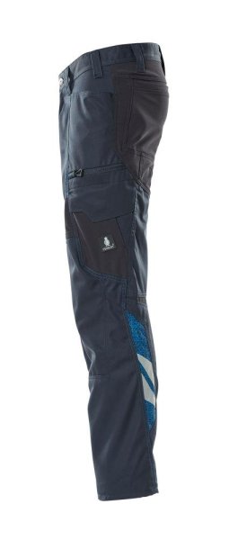 Zoom bild av Byxor med lårfickor mörk marin