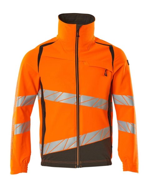 Zoom bild av Stretchjacka, orange/mörk antracite