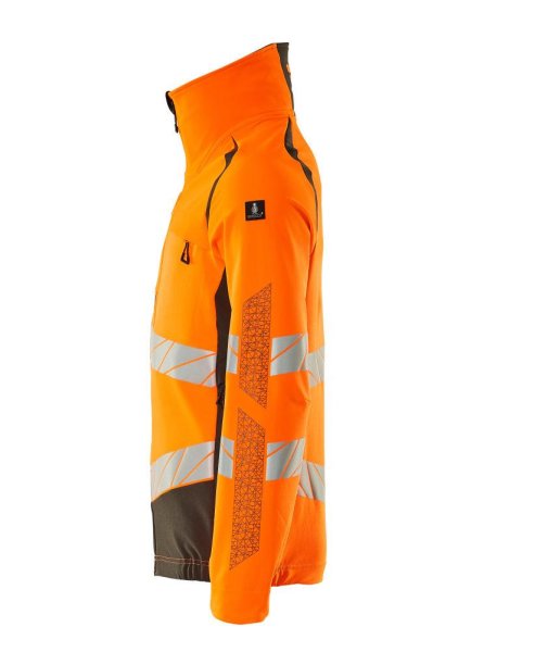 Zoom bild av Stretchjacka, orange/mörk antracite