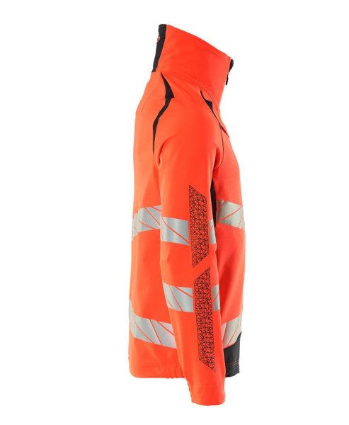 Zoom bild av Stretchjacka, röd/mörk marin