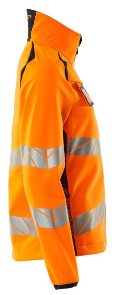 Zoom bild av Softshelljacka varsel dam, orange/marin