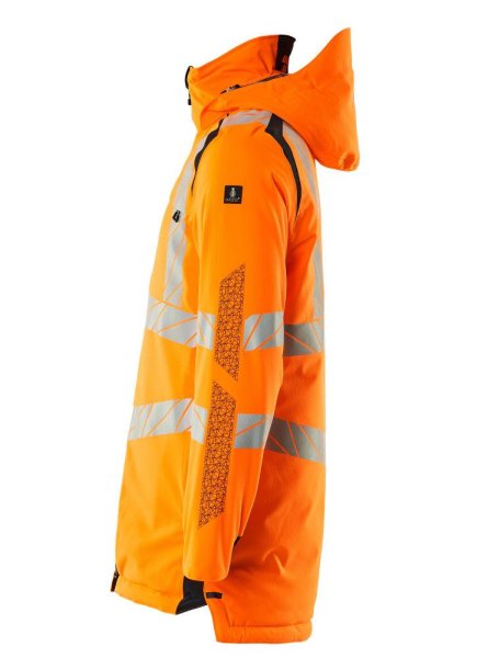 Zoom bild av Parkas, orange/mörk marin
