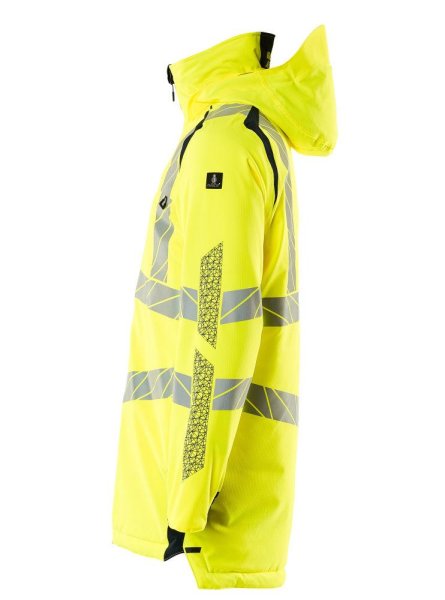 Zoom bild av Parkas, gul/mörk marin