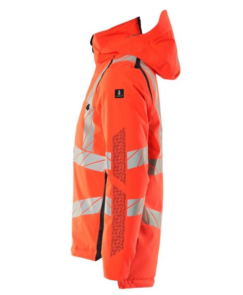 Zoom bild av Vinterjacka, röd/mörk marin