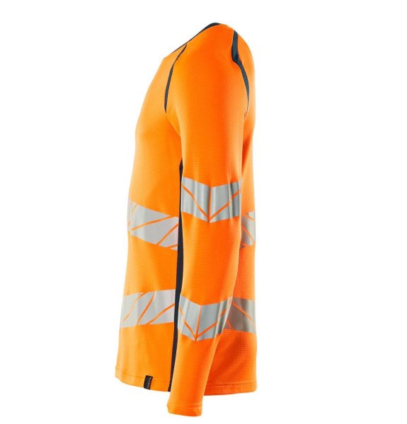 Zoom bild av Långärmad t-shirt, orange/petrolium