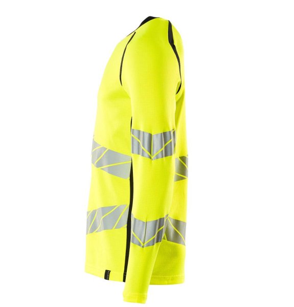 Zoom bild av Långärmad t-shirt, gul/mörk marin