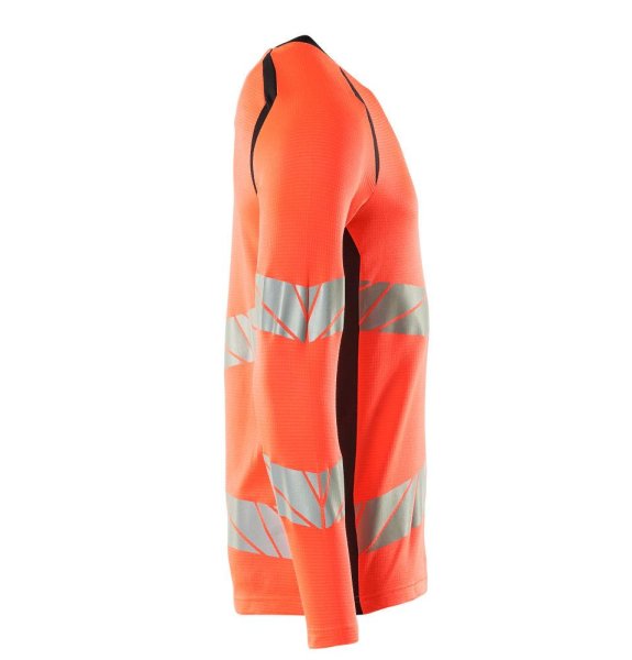 Zoom bild av Långärmad t-shirt, röd/mörk marin