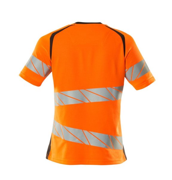 Zoom bild av Dam kortärmad t-shirt, orange/mörk antracite