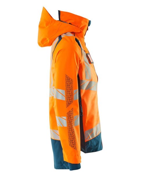 Zoom bild av Skaljacka, orange/petrolium