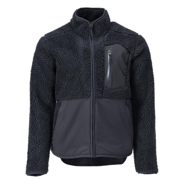 Zoom bild av Fiberpälsjacka med blixtlås Herr | Mörk Marin