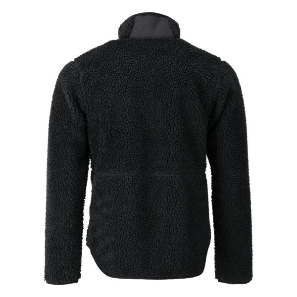 Zoom bild av Fiberpälsjacka med blixtlås Herr | Svart
