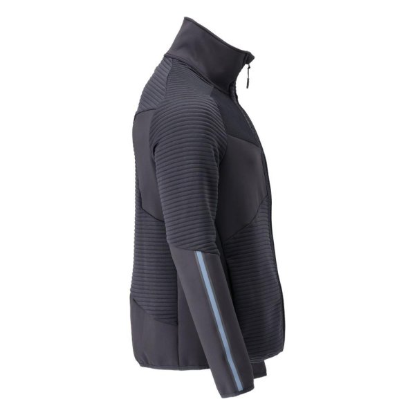 Zoom bild av Fleecetröja med blixtlås | Mörk Marin