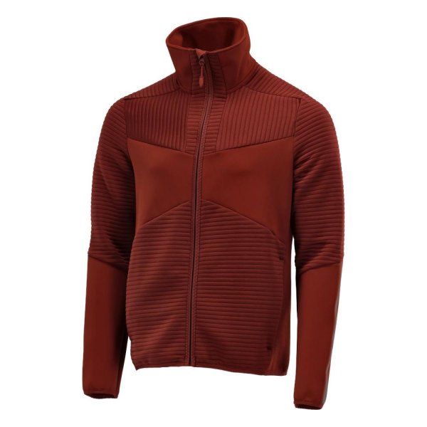 Zoom bild av Fleecetröja med blixtlås | Höströd