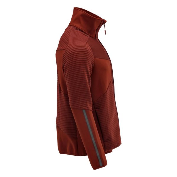 Zoom bild av Fleecetröja med blixtlås | Höströd