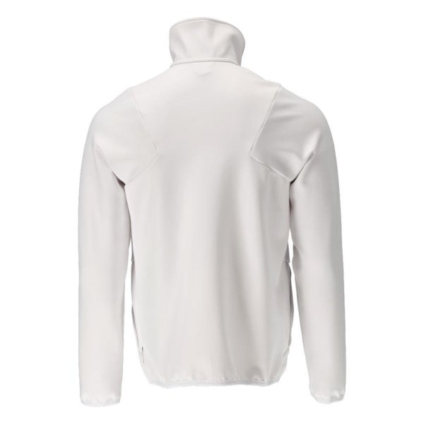 Zoom bild av Fleecetröja med blixtlås Herr | Vit