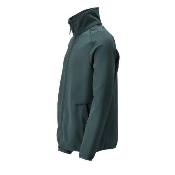 Zoom bild av Fleecetröja med blixtlås Herr | Skogsgrön