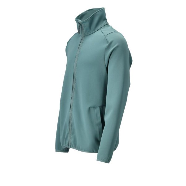 Zoom bild av Fleecetröja med blixtlås Herr | Ljus Skogsgrön