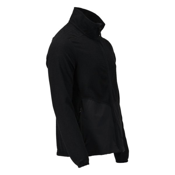 Zoom bild av Mikrofleece tröja med blixtlås Herr | Svart