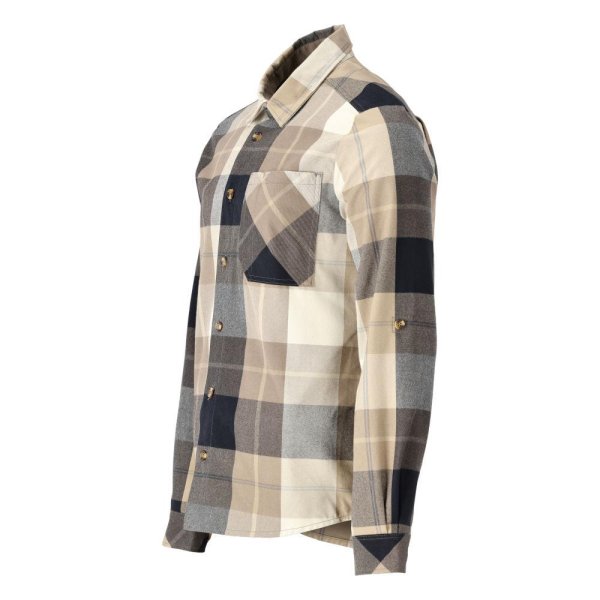 Zoom bild av Rutig Skjorta Herr | Mörk Sand