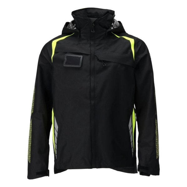 Zoom bild av Skaljacka, svart/gul