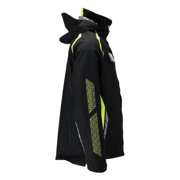 Zoom bild av Skaljacka, svart/gul