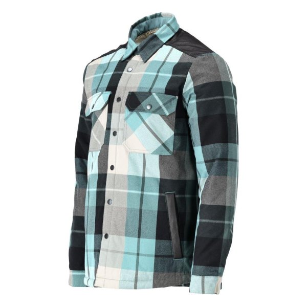 Zoom bild av Skjorta med fiberpälsfoder Herr | Skogsgrön