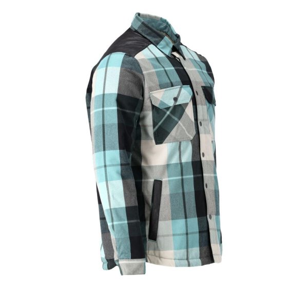 Zoom bild av Skjorta med fiberpälsfoder Herr | Skogsgrön