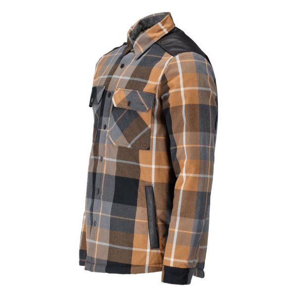 Zoom bild av Skjorta med fiberpälsfoder Herr | Nötbrun