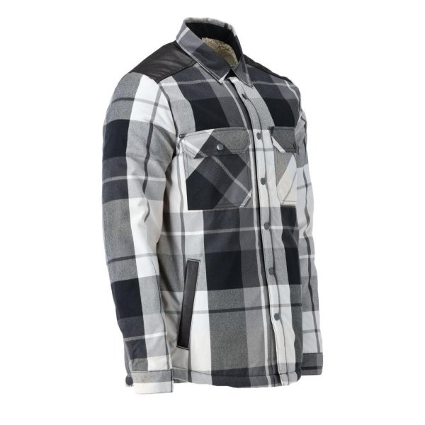 Zoom bild av Skjorta med fiberpälsfoder Herr | Stengrå