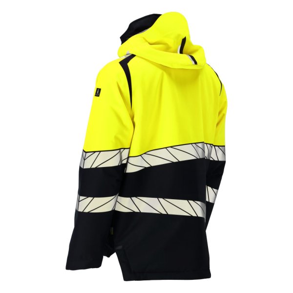 Zoom bild av Vinterjacka, svart/gul