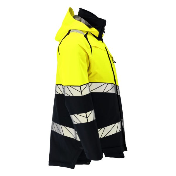 Zoom bild av Vinterjacka, svart/gul