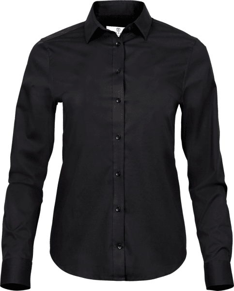 Zoom bild av Women's Stretch Luxury Shirt Black