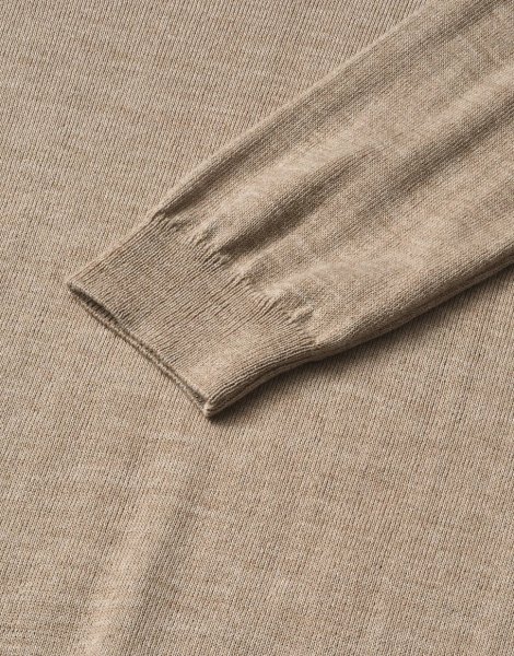 Zoom bild av Copenhagen mens pullover round-neck, sand melange