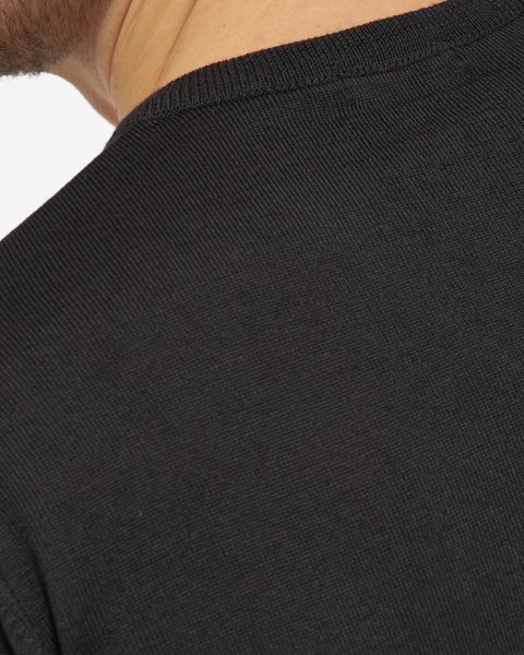Zoom bild av Copenhagen mens pullover v-neck slimfit, black