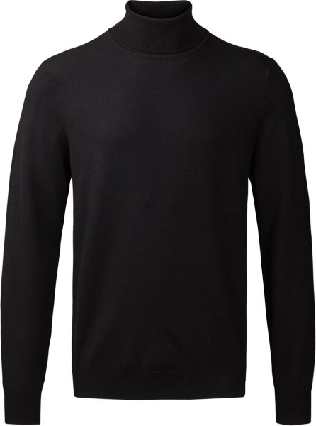 Zoom bild av Paris men roll neck pullover, slim fit, black