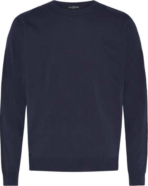 Zoom bild av Stockholm mens pullover round neck, dark navy
