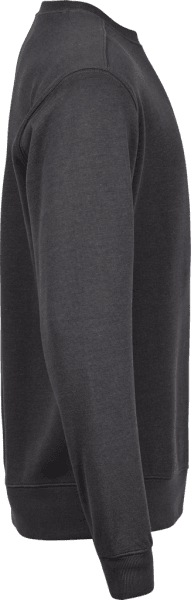 Zoom bild av Ribbed Interlock Crew Neck, unisex Dark Grey