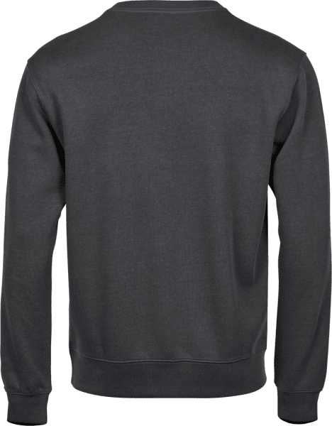 Zoom bild av Ribbed Interlock Crew Neck, unisex Dark Grey