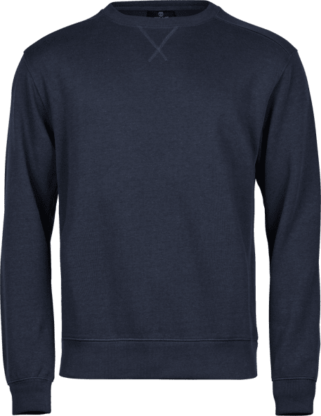 Zoom bild av Ribbed Interlock Crew Neck, unisex Navy