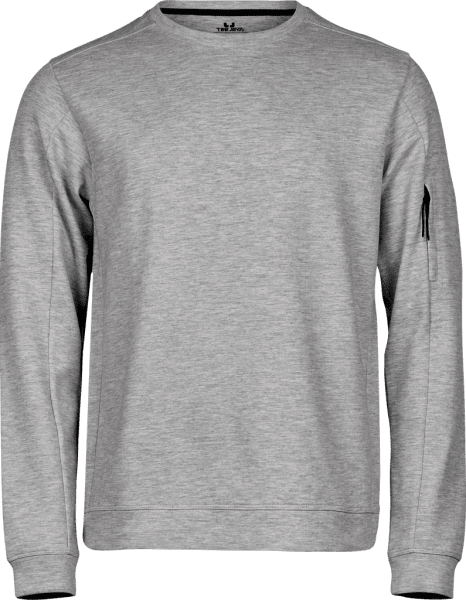 Zoom bild av Athletic Crew Neck Sweat, unisex Heather Grey