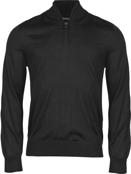 Zoom bild av Half Zip Knit Black