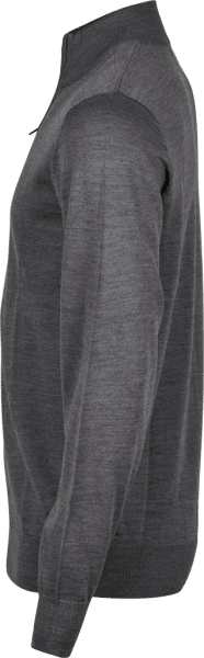 Zoom bild av Half Zip Knit Grey Melange