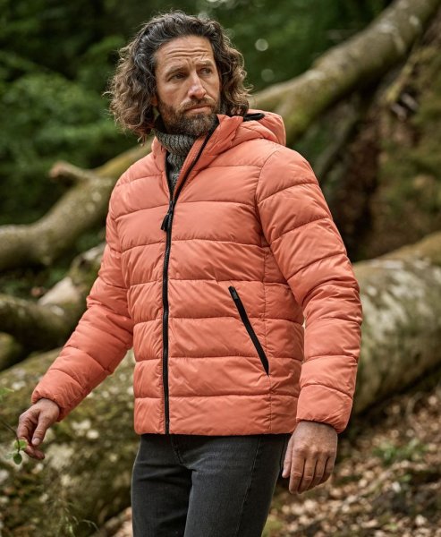 Zoom bild av Lite Hooded Jacket Dusty Orange